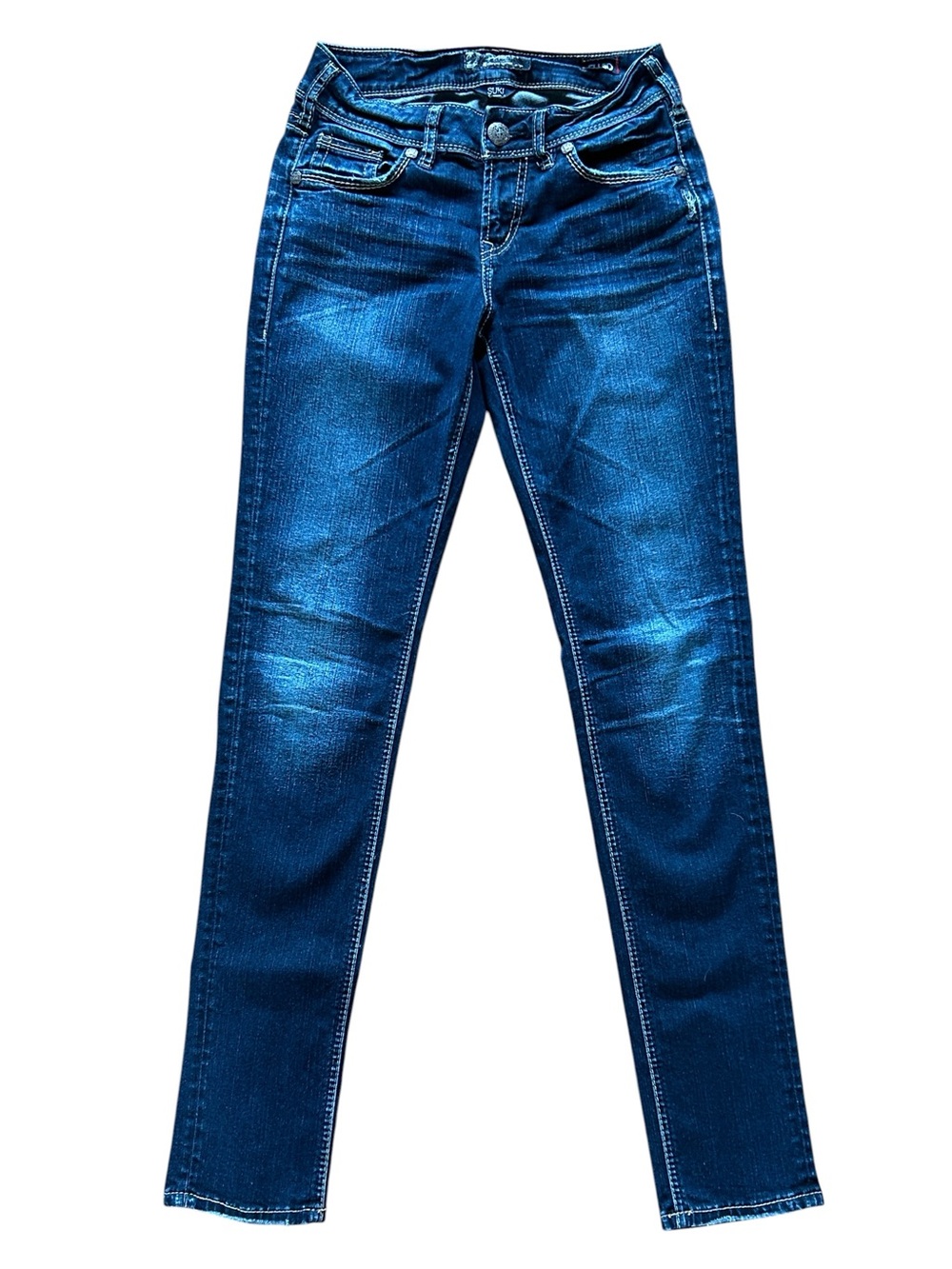 Silver Suki Mid Skinny Jeans